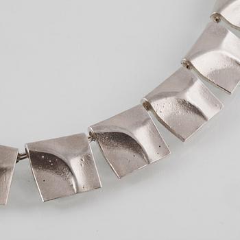 COLLIER, sterlingsilver, Galactic Peaks, Björn Weckström, Lapponia, 1973, importstämplat. Vikt 76,8 gram.