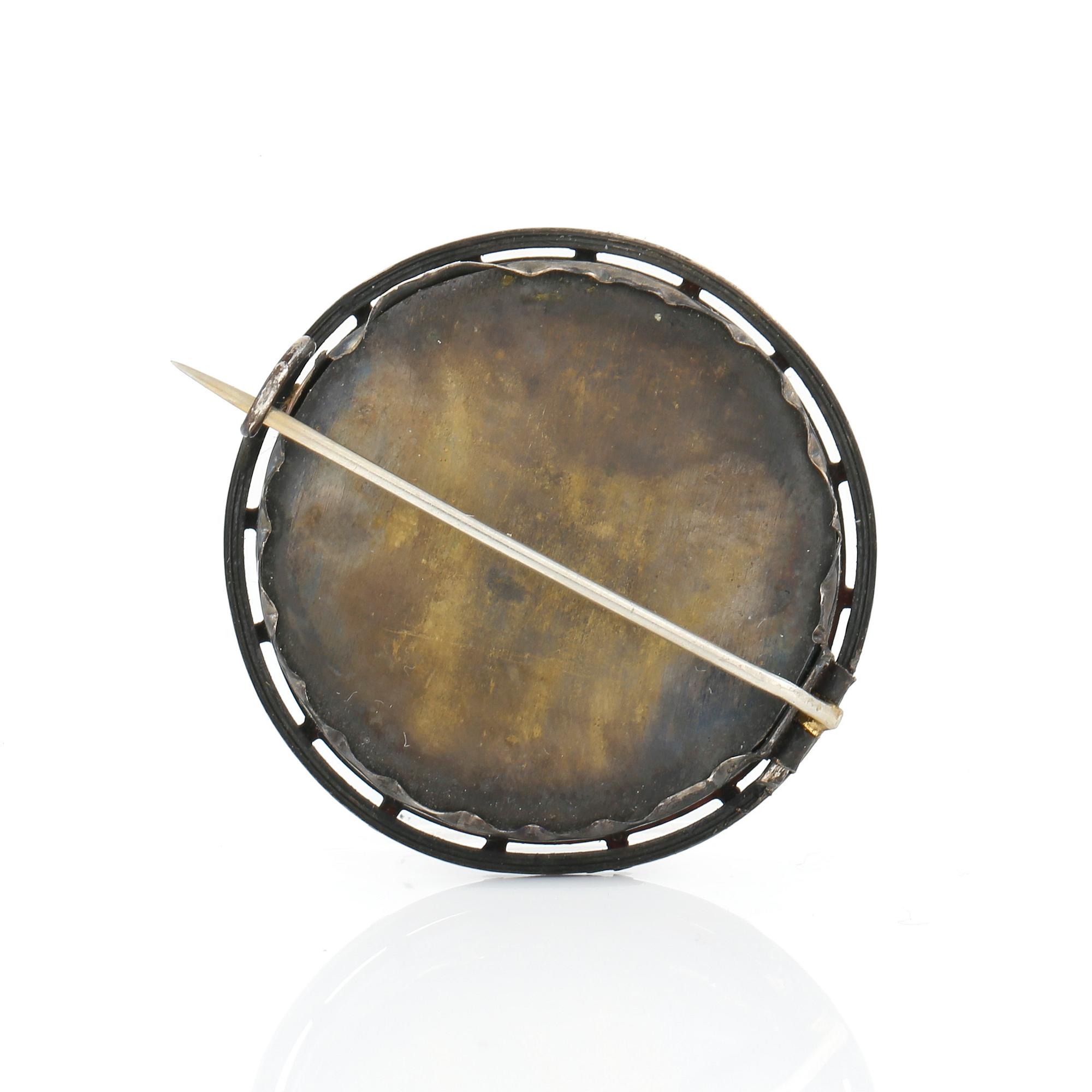 BROSCH, pietra dura, Florens sent 1800-tal.