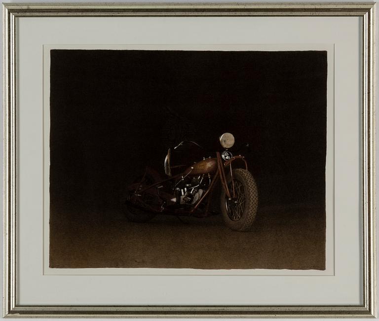 JOHN-E FRANZÉN, färglitografi, 1997, signerad 104/250.