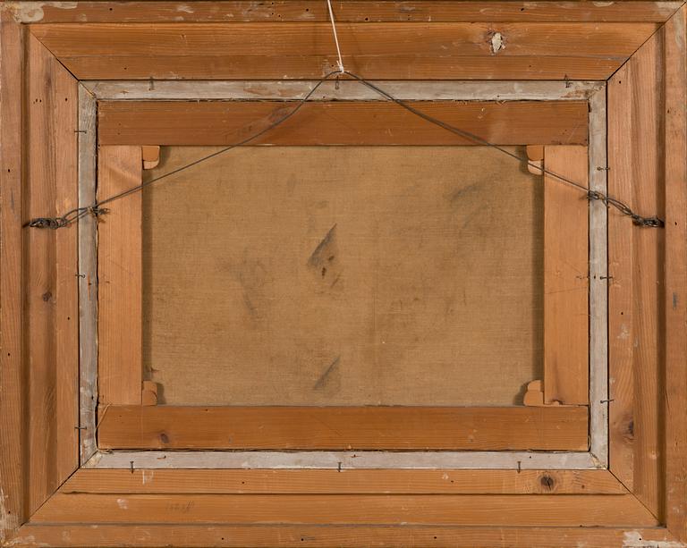 Julia Stigzelius-de Cock, oil on canvas, signed and dated 1883.