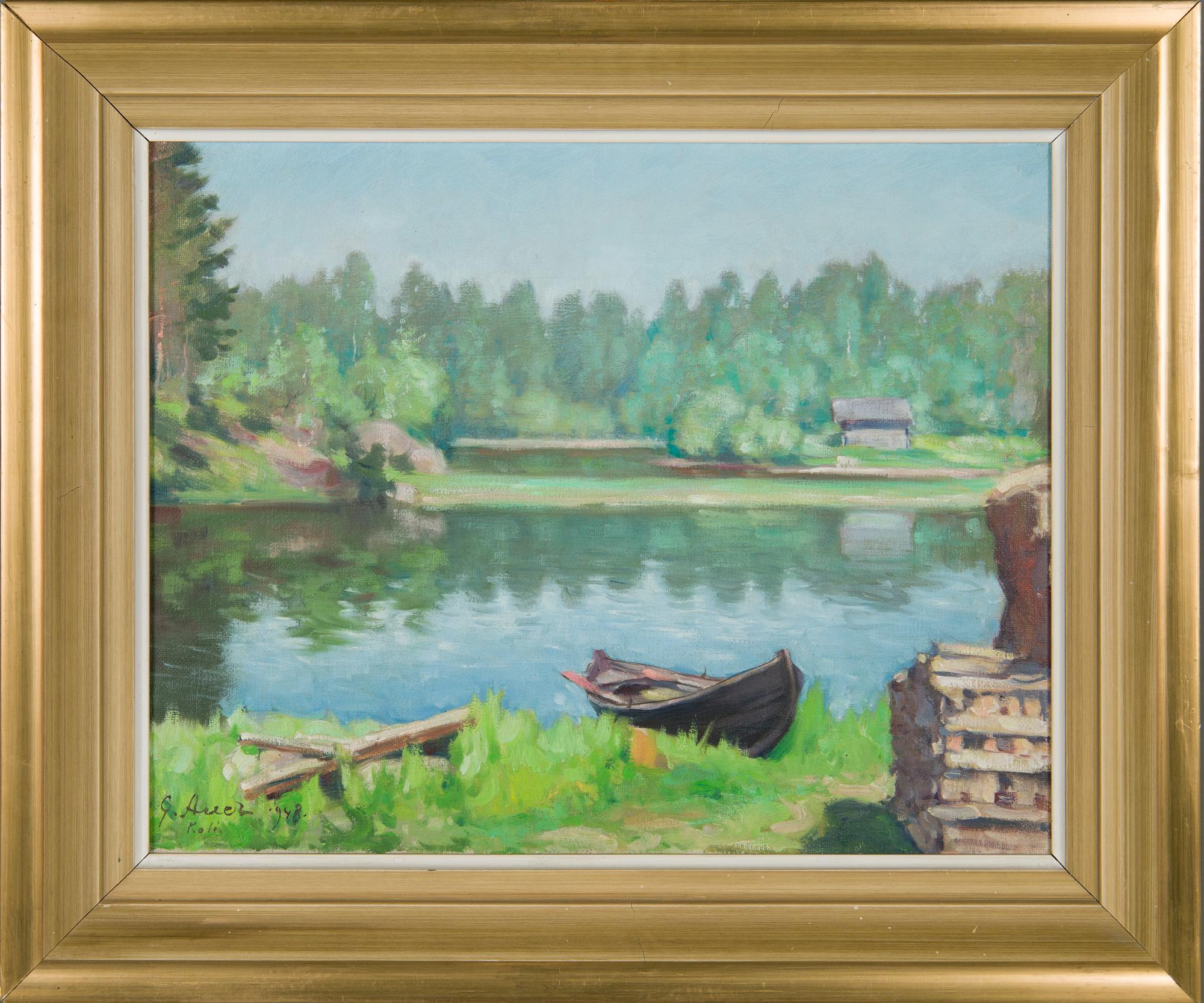 Grigor Auer, Lake view from Koli.