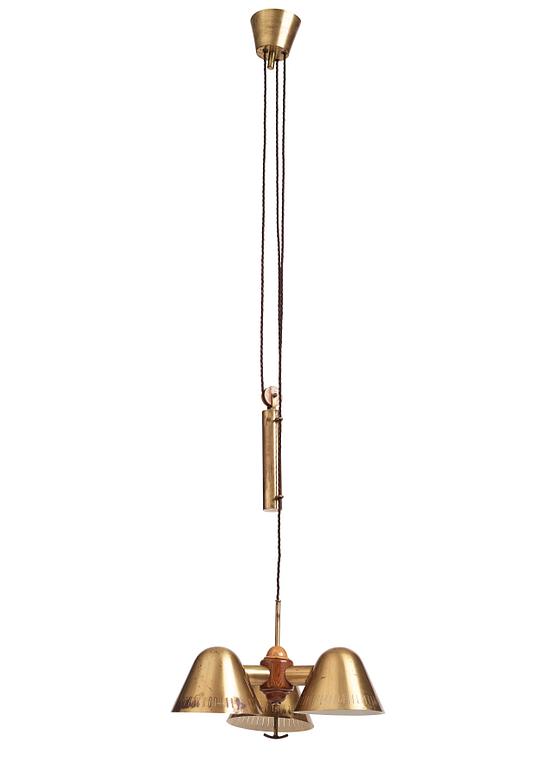 Harald Notini, taklampa, modell "11848", Arvid Böhlmarks Lampfabrik, 1940-tal.