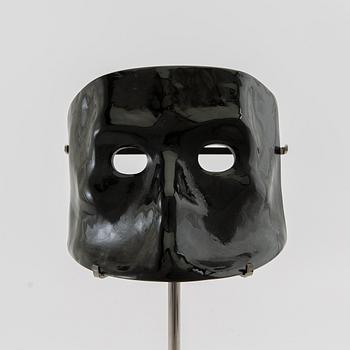 Masks, 2 pieces, Venini Italy, signed and dated 93/2002.