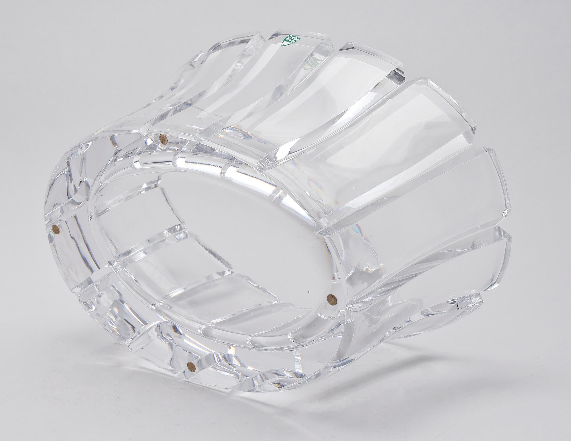 SKÅL, glas, Orrefors, 1900-talets andra hälft.