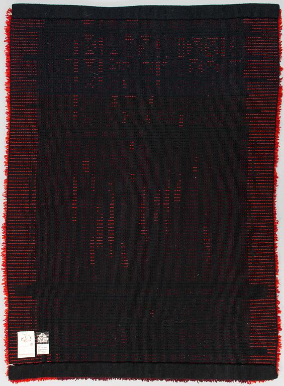 Kirsti Ilvessalo, ryijy, Ryijykutomo Koskinen. Noin 150x107cm.