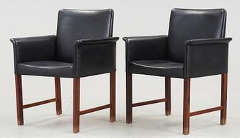 KARMSTOLAR, ett par, Hans Olsen, CS Möbler, 1960-tal.