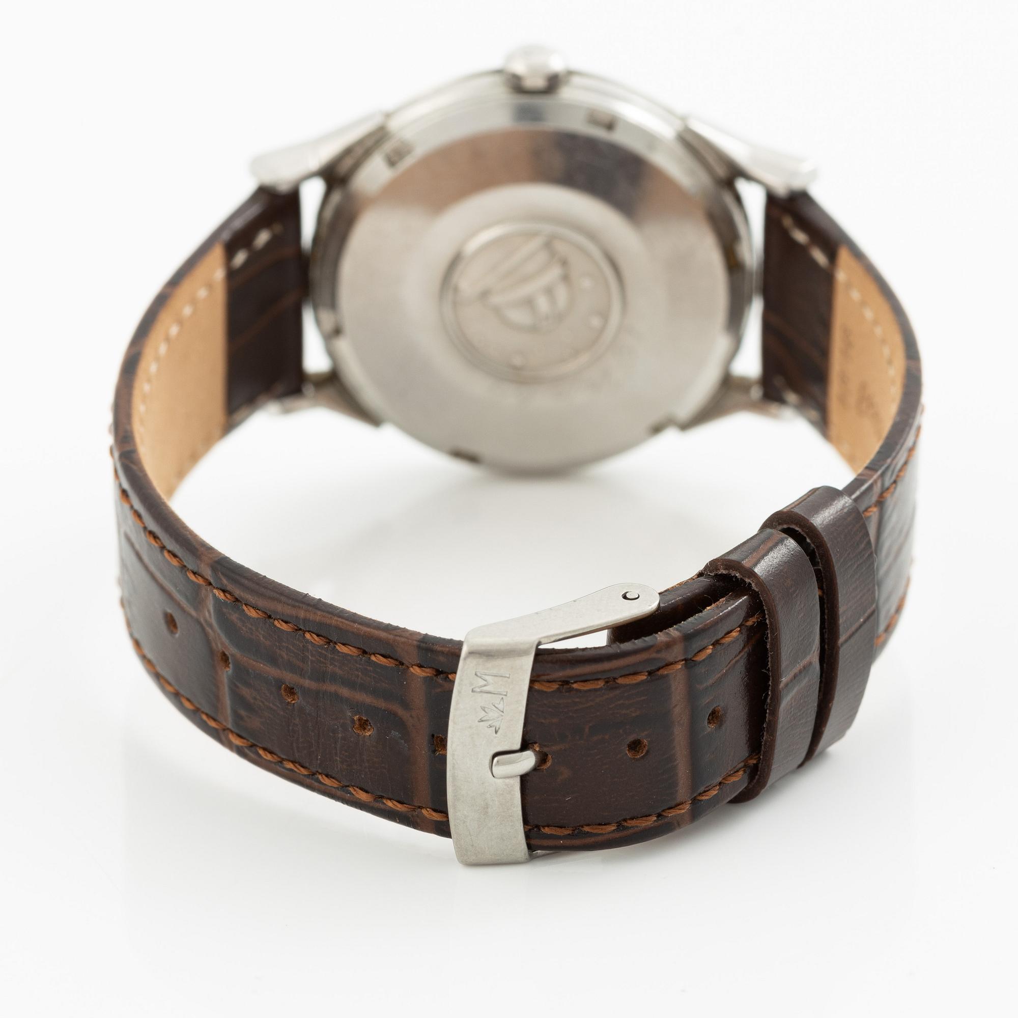 Omega, Constellation, Calendar, Chronometer, "Pie-Pan", armbandsur, 34 mm.