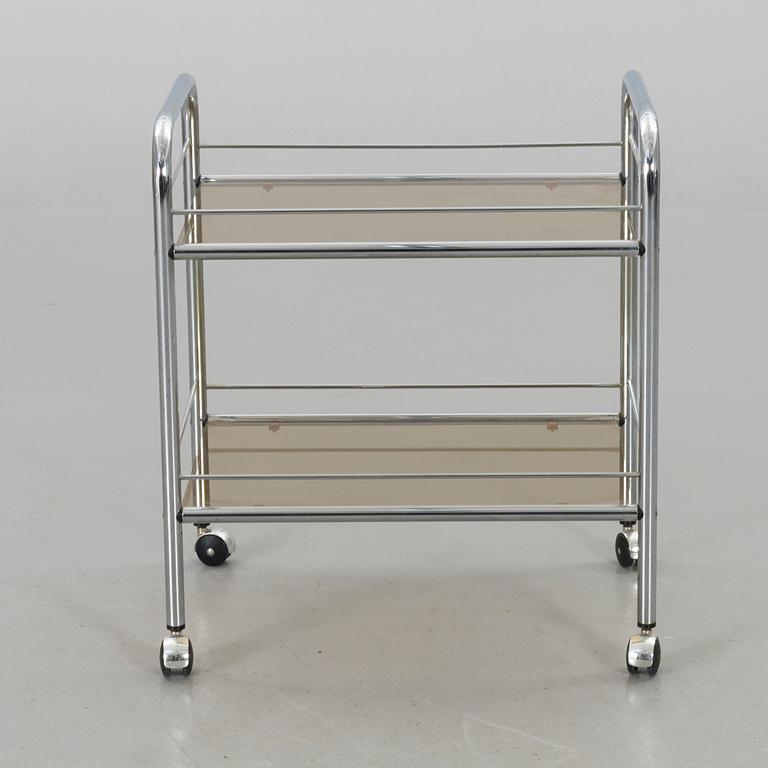 A SERVING TROLLEY FROM THE SECOND HALF OF 20TH CENTURY,