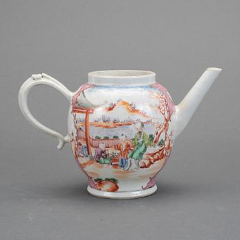 TEKANNA, porslin, Kina, 1700-tal.
