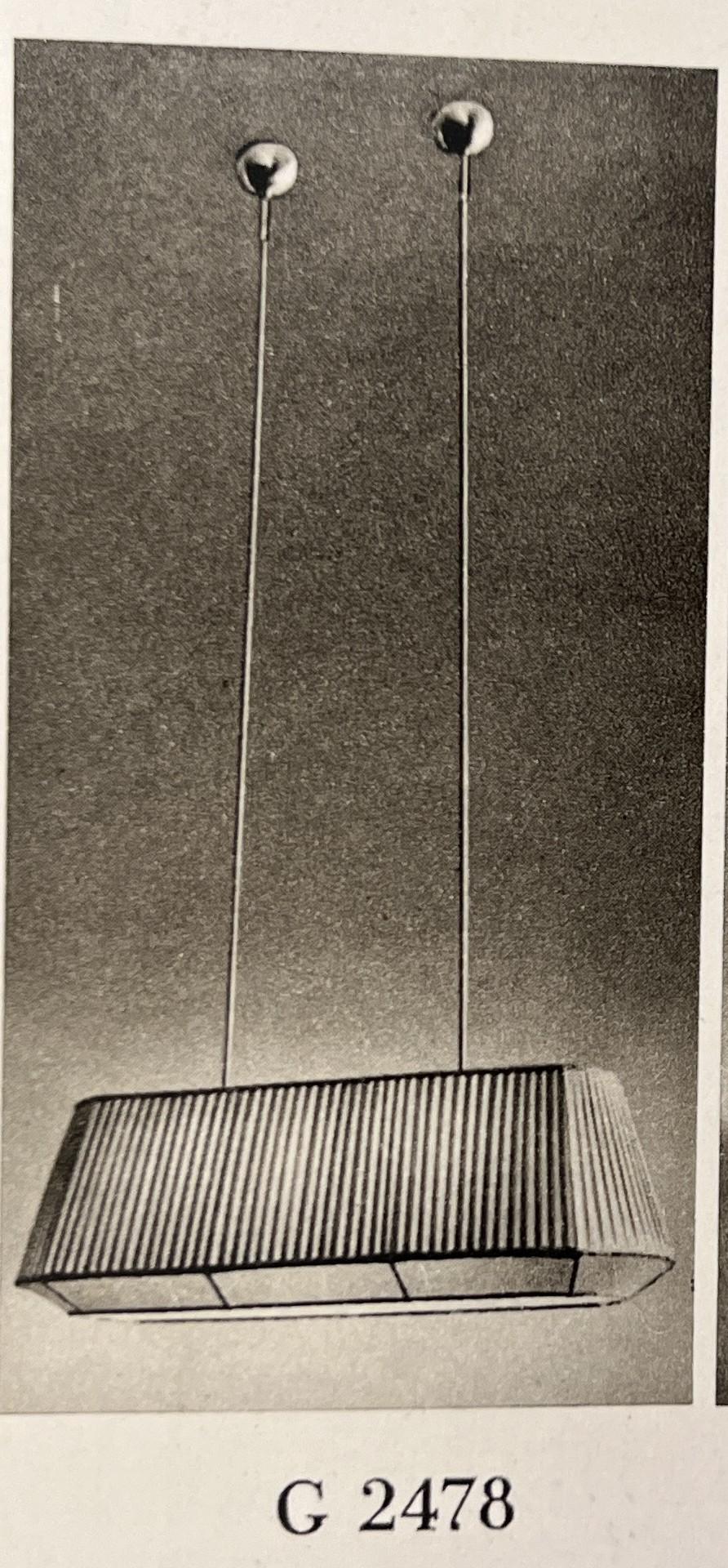 Josef Frank, a rare ceiling lamp model "G 2145", Firma Svenskt Tenn, 1950s.