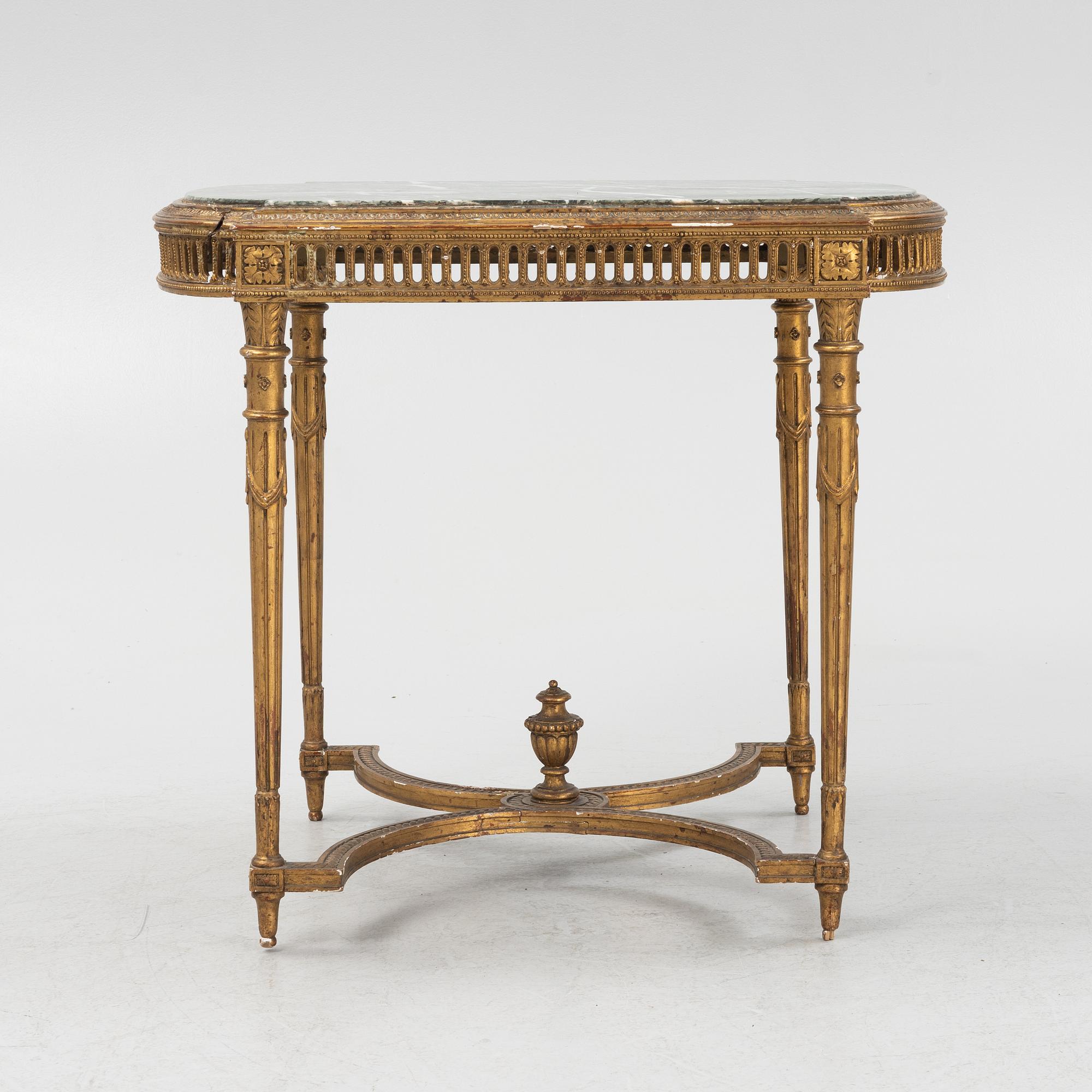 Salongsbord, Louis XIV-stil, omkring åt 1900.