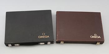 FICKURSLÅDOR, 2 st, märkta Omega.