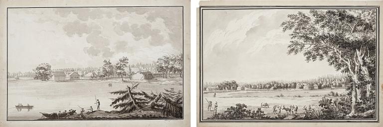 Jacob Gillberg, Landscape with farmhouse (2).