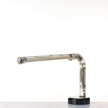 Anders Pehrson, bordslampa, "Tube", prototyp för Ateljé Lyktan, Åhus, omkring 1973.