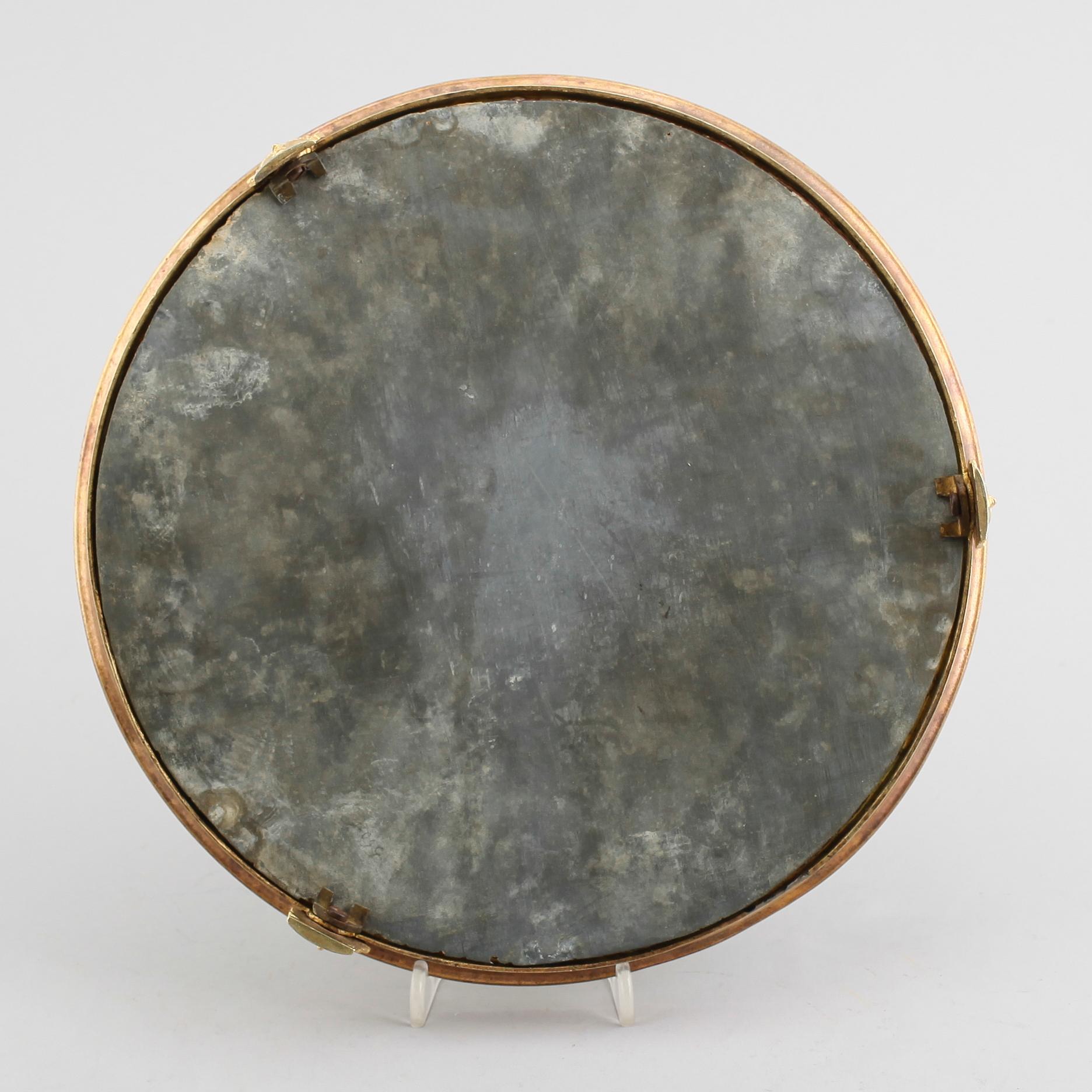 BORDSPLATÅ, empire, förgylld brons, 1800-talets första hälft.