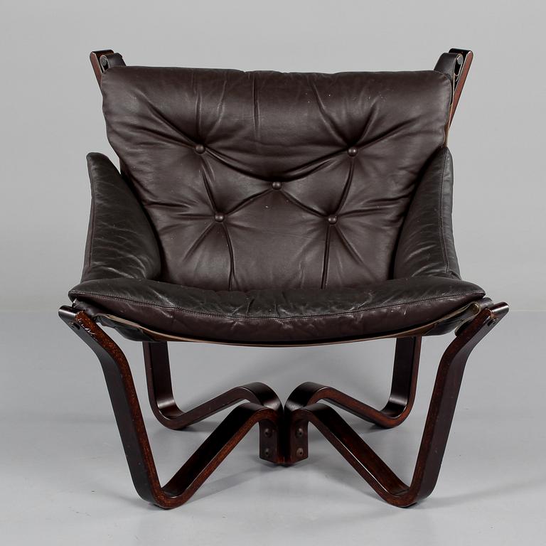 FÅTÖLJ, "Falcon chair", Sigurd Russel, Vatne möbler, Norge, 1970-tal.