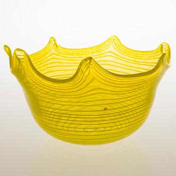 TIINA NORDSTRÖM,  konstglas, "Sun stripe", signerad Tiina Nordström Nuutajärvi 1996.