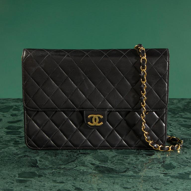 A handbag by Chanel.