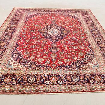 Keshan carpet old/semi-antique approx. 417x295 cm.