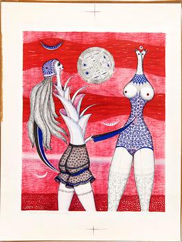 Max Walter Svanberg, poster signed dated and numbered 55 187/200.