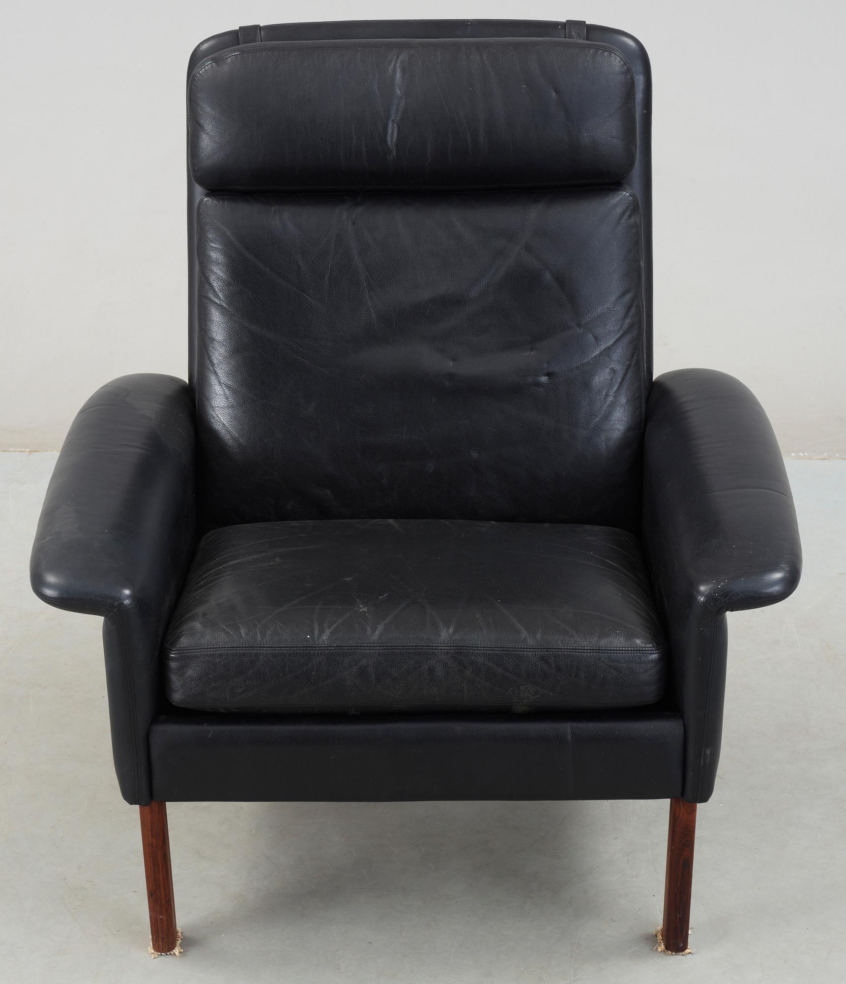 FÅTÖLJ, troligen Hans Olsen, 1950/60-tal.