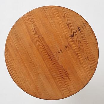 Axel Einar Hjorth, a stained pine "Lovö" table, Nordiska Kompaniet, Sweden 1930's.