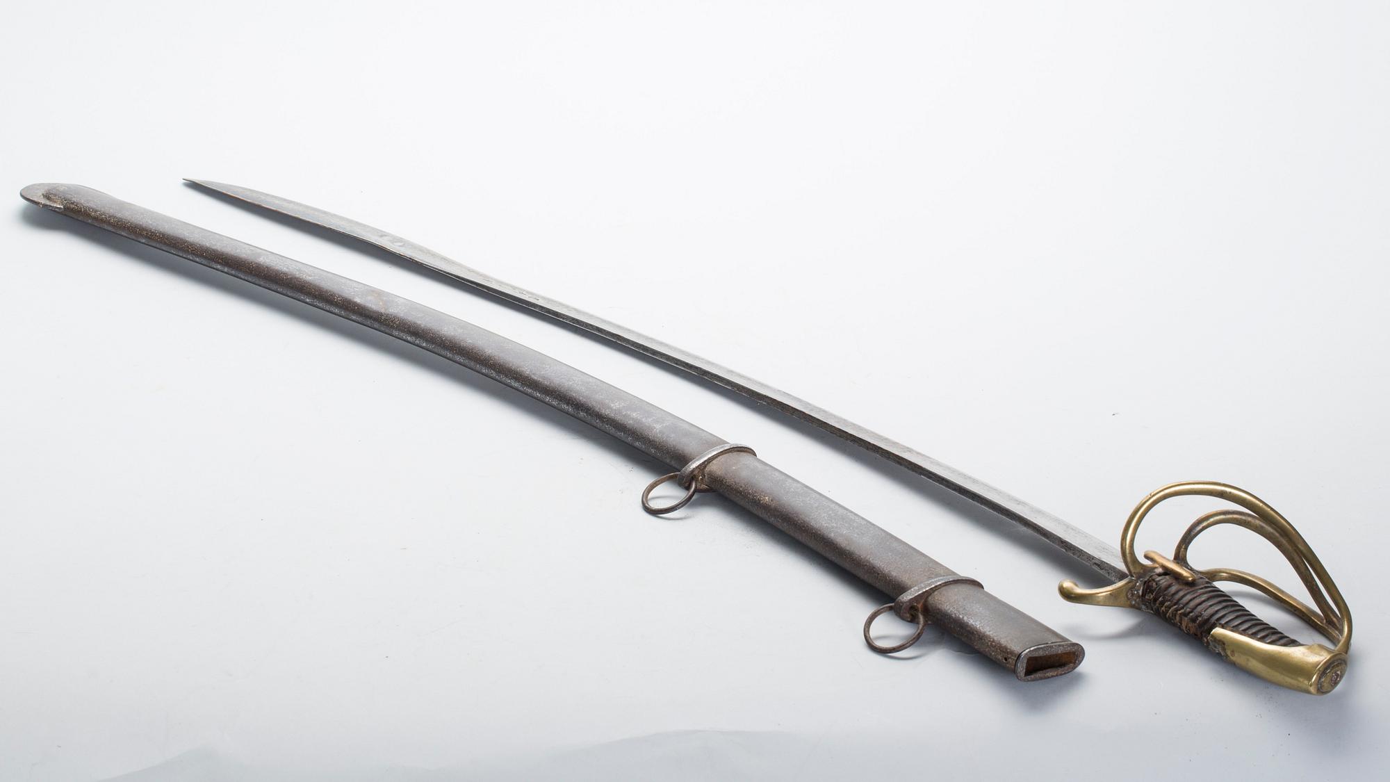 SABEL, m/1814, för tungt kavalleri.