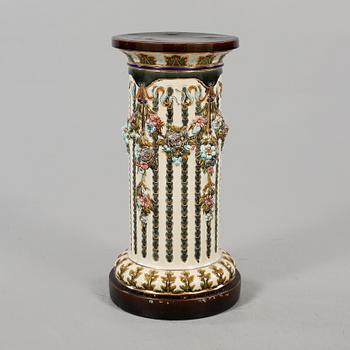 PIEDESTAL, flintgods, Rörstrand, sent 1800-tal.