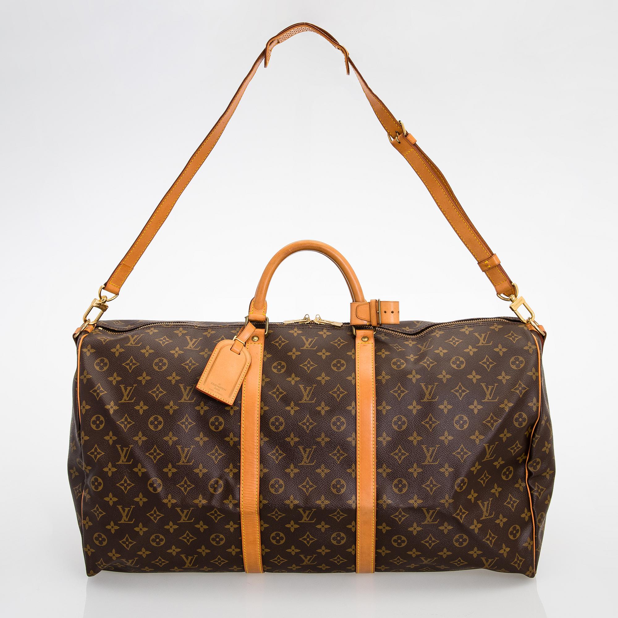 Louis Vuitton, a monogram 'Keepall 60 Bandoulière' Weekendbag.