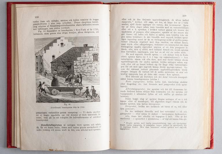 BOK, Handbok i eldsläcknings-brandförsäkringsväsendet, Carl N. Ahlström, Stockholm 1879.