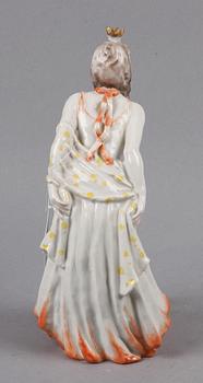 FIGURIN, porslin, modellnr 1793, Friedrich-Gronau, Rosenthal Kunstabsteilung, Tyskland.