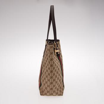 Guccissima Canvas Tote Bag.