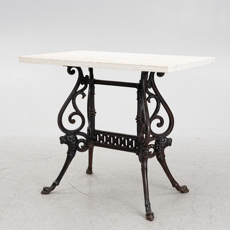 A garden table, early 20th Century.