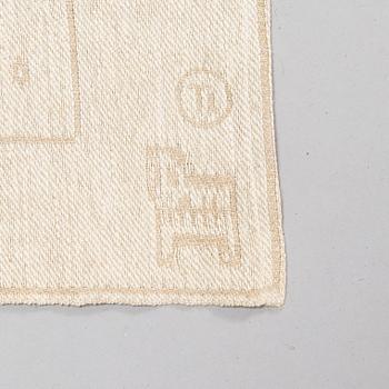 Dora Jung, pöytätabletteja, 3 kpl, ja pikkuliina, Tampella 1960-1970-luku.