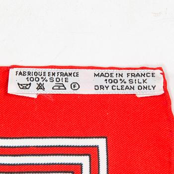 Hermès, A 'Sangles' silk scarf.