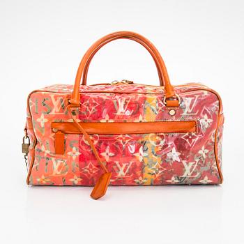 Louis Vuitton, a 'Le Rose Defile Denim Pulp PM' bag design Richard Prince.