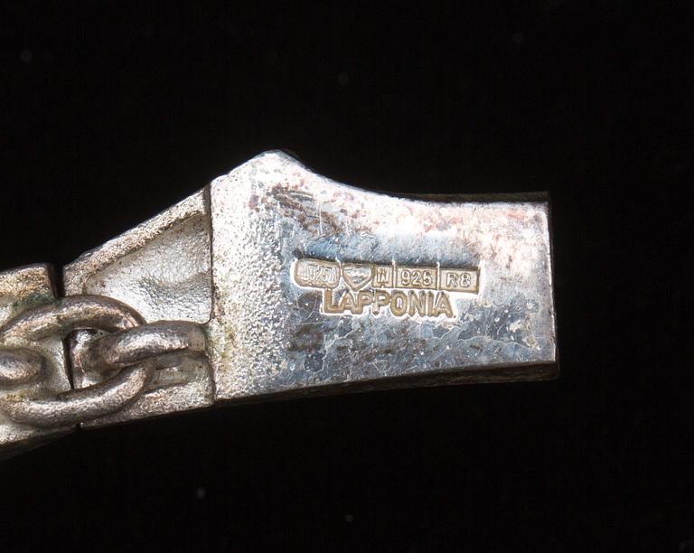 COLLIER, silver. Lapponia, Finland. Vikt ca 70 gram.