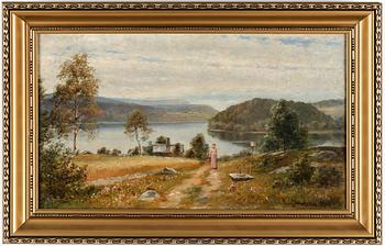 AUGUST JANSSON, olja på duk, signerad och daterad 1902.