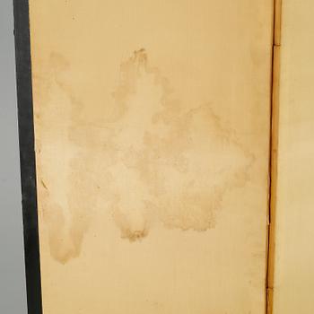 A 20th century folding screen.