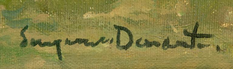 Suzanne Demarest, oil on canvas, signed.