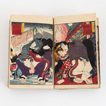 Koikawa Shozan, bok, shunga, Japan 1857.