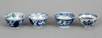 PARTI, porslin, 20 delar, Japan samt Korea. 1800-tal.