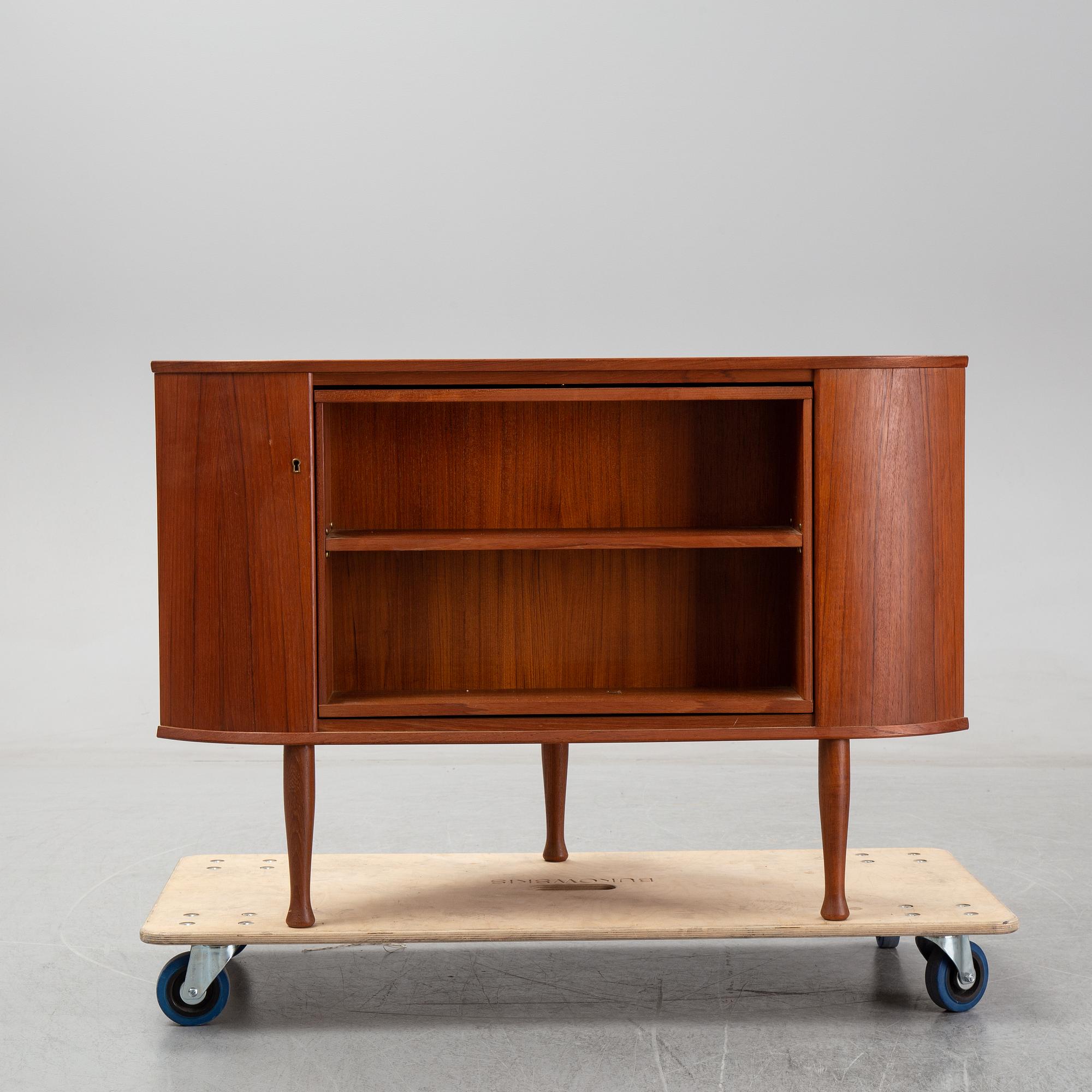 A bar cabinet, Sola Møbelfabrikk, Ganddal, Norway, 1950s-60s.