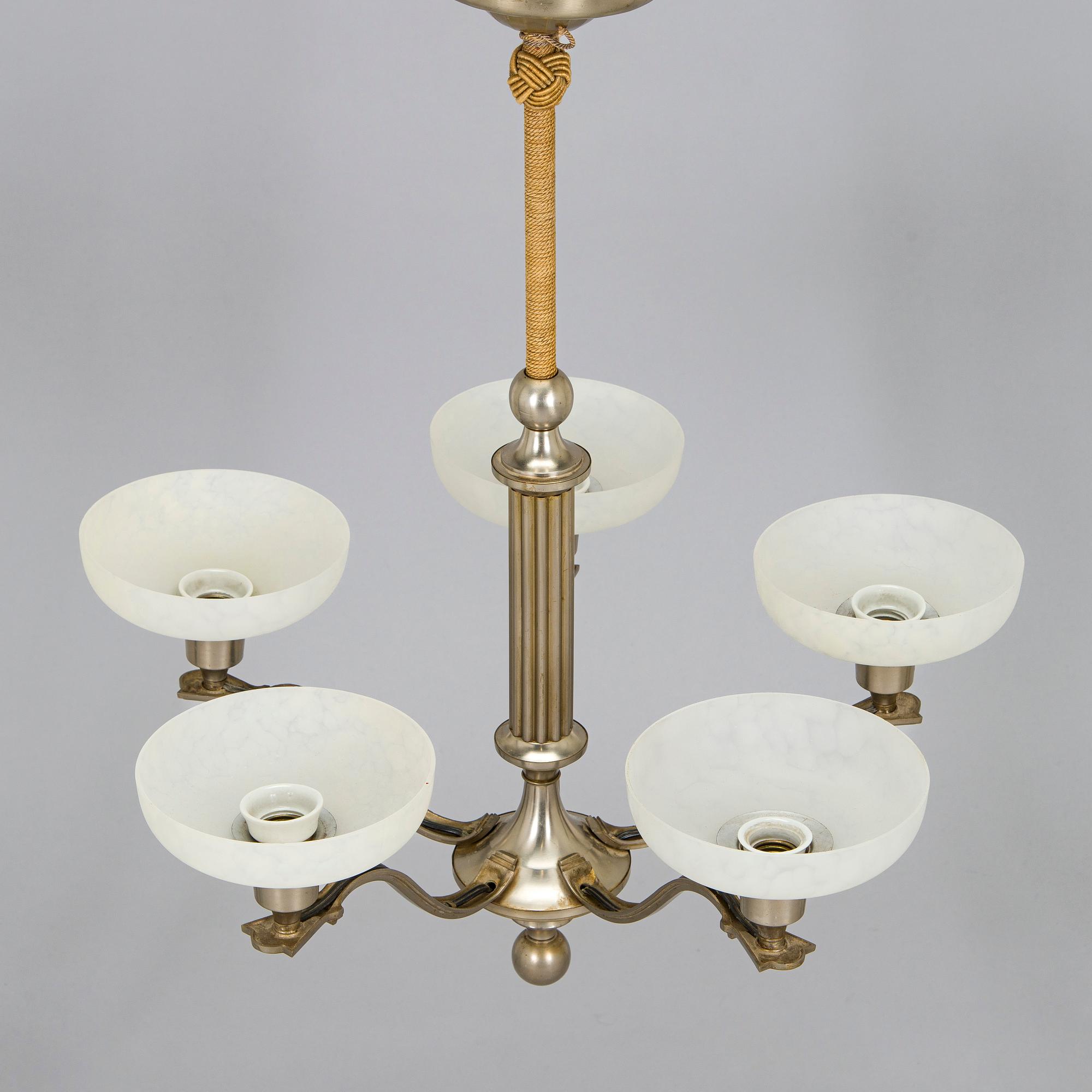 A 1930s ceiling lamp.