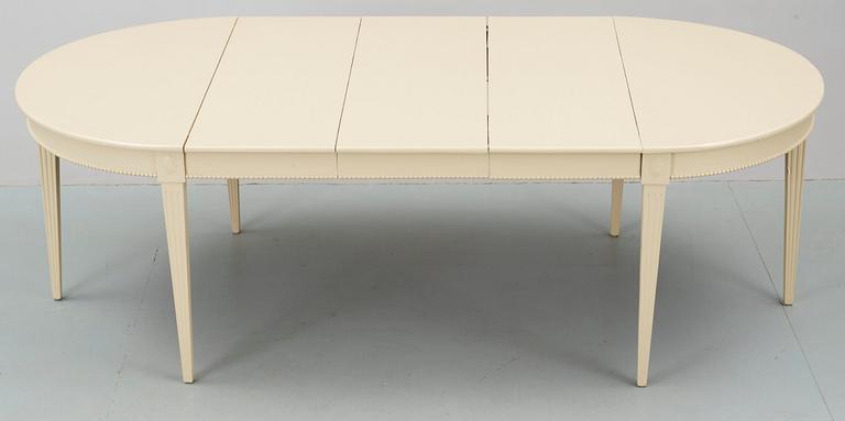 MATSALSGRUPP, 10 delar, gustaviansk stil, 1900-tal.