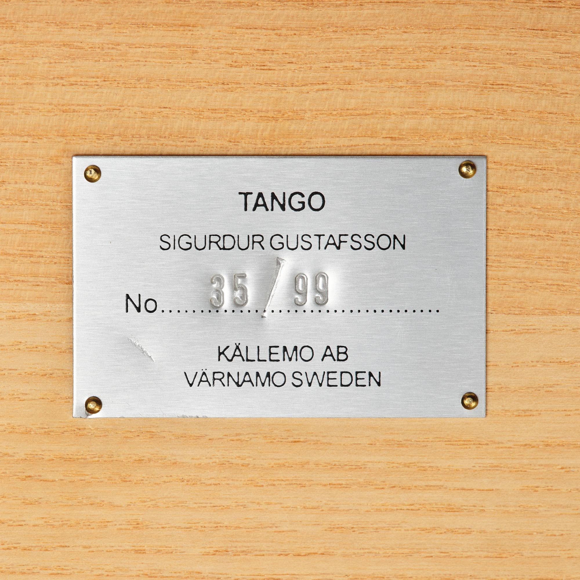 Sigurdur Gustafsson, a “Tango” chair, ed. 35/99, Källemo, Värnamo, post 1998.