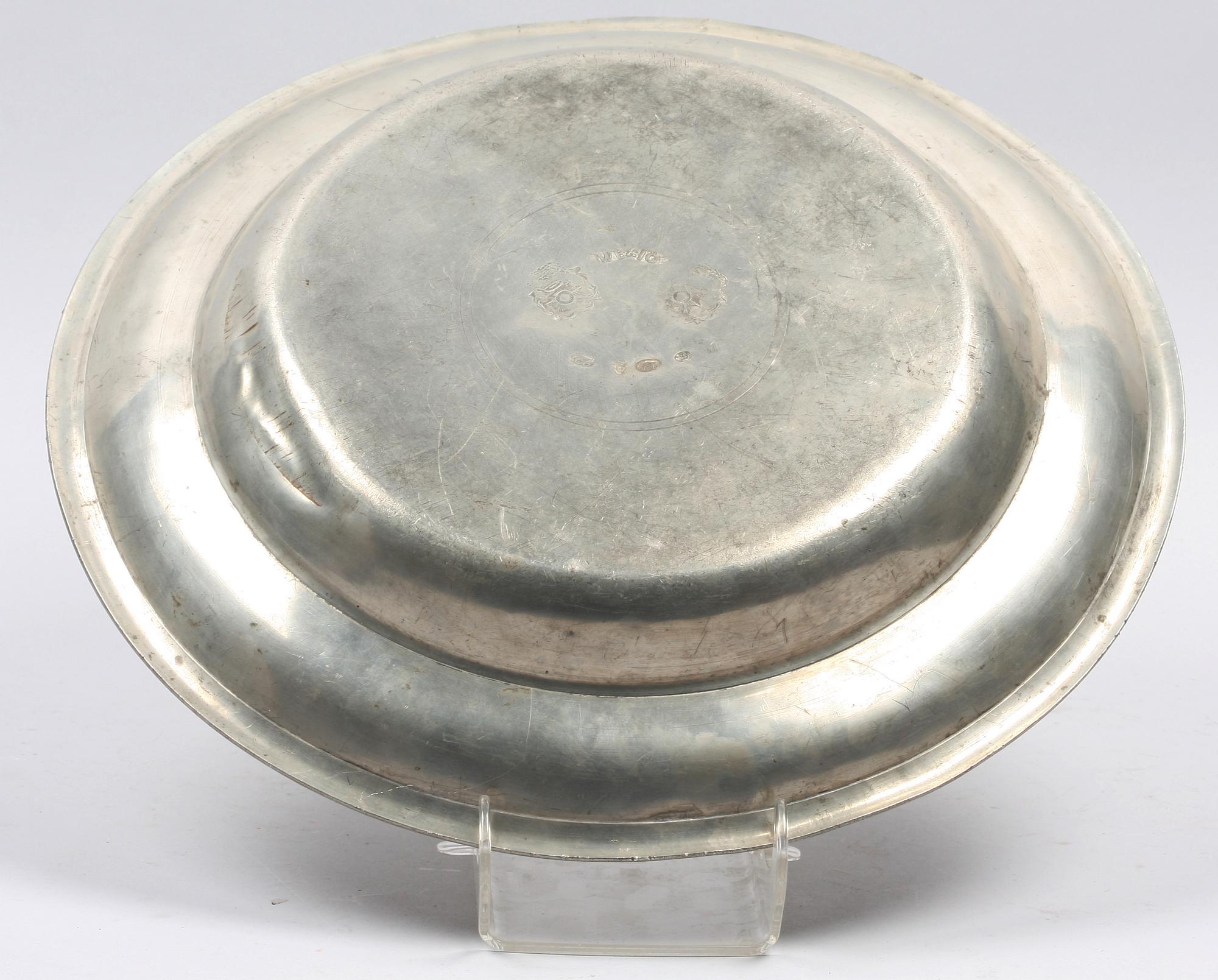 SKÅLFAT, 2 st, tenn, Carl Eric Anström, 1866 resp 1876 Växjö,