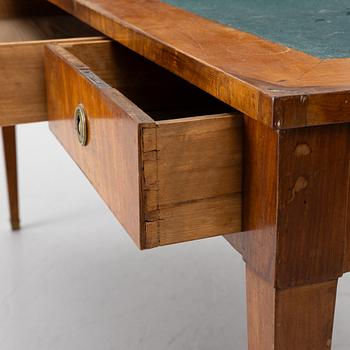 A Swedish Empire mahogany desk, first part 19th century.