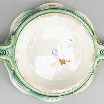 An earthenware Swedish Grace pot/bowl by Arthur Percy for Gefle, 1920's-30's.