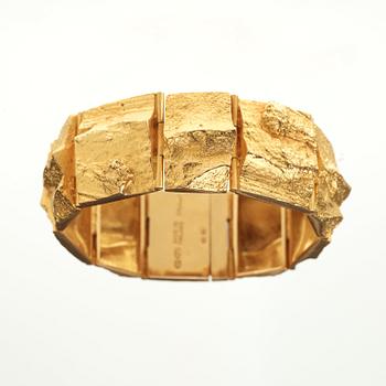 BJÖRN WECKSTRÖM, armband, Lapponia, Finland, 18k rödguld, svenska importstämplar.